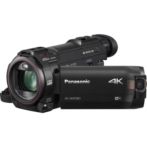 Panasonic HCWXF991K 4K Ultra HD Camcorder W/Twin Camera