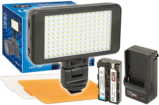 Vidpro LED150 150 Ultraprotable LED Video Light Kit