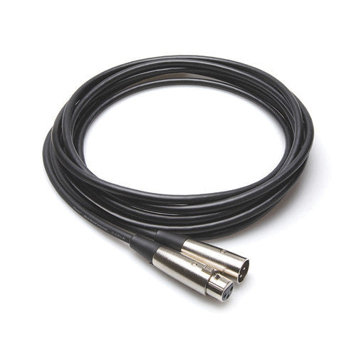 Hosa MCL110 3-Pin XLR Male To 3-Pin XLR Female Balanced Microphone Cable, 10'