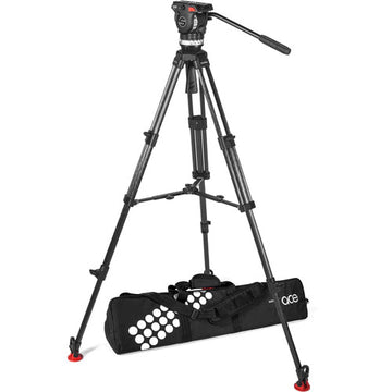 Sachtler 1018C Ace XL Tripod System with CF Legs & Mid-Level Spreader (75mm Bowl)