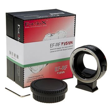 FotodioX EFCRFFSN Pro Fusion Smart Adapter F/Canon EOS EF Lenses To RF-Mount Cameras
