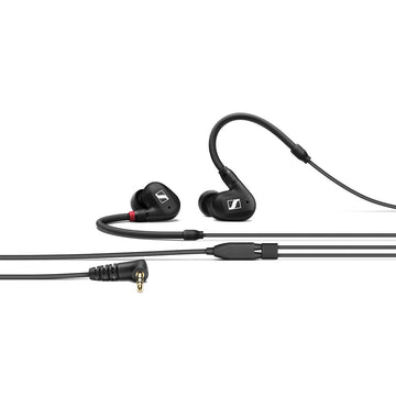 Sennheiser IE40PROBLACK In-Ear Monitoring Headphones (1 Ie40Problack, 1 Soft Pouch, 1 Set Of Silicone Ear Adapters (S,M,L), 1 Set Of Foam Ear Adapters (S,M,L) & 1 Cleaning Tool) (EOL)