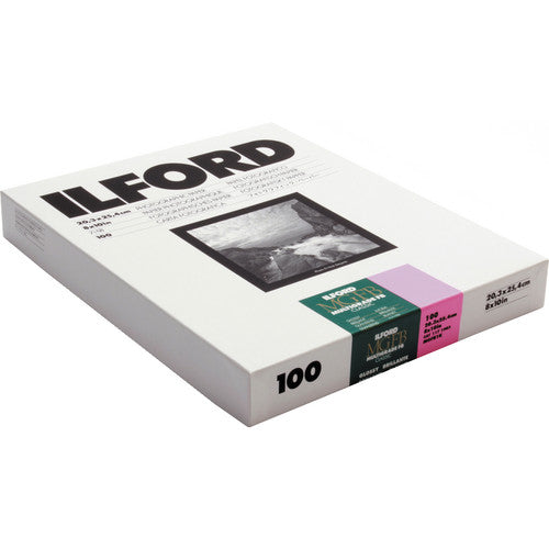 Ilford 1171983 MGFB1K Classic 8'' x 10'' 100 Sheets