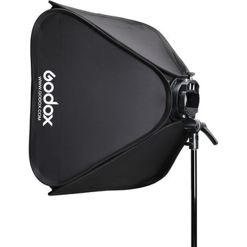 Godox SGGV6060 Bowens Mount Bracket Kit w/Softbox, Grid & Carrying Bag (23.6''X23.6'')
