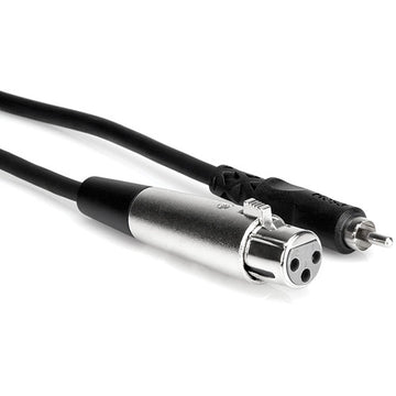 Hosa XRF110 XLR Female To Rca Male Audio Interconnect Cable, 10'