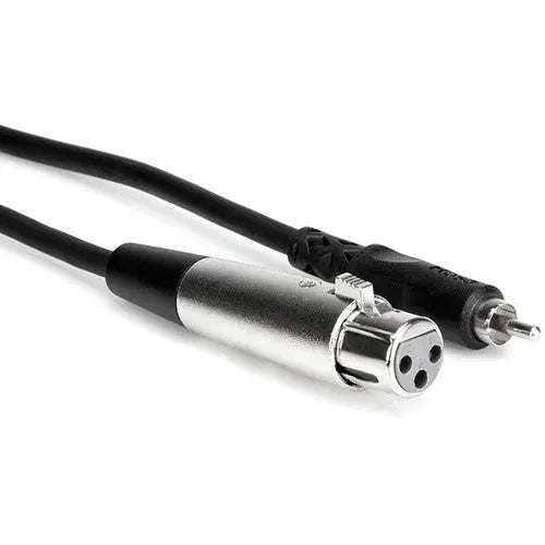 Hosa XRF110 XLR Female To Rca Male Audio Interconnect Cable, 10' - AVC photo video store