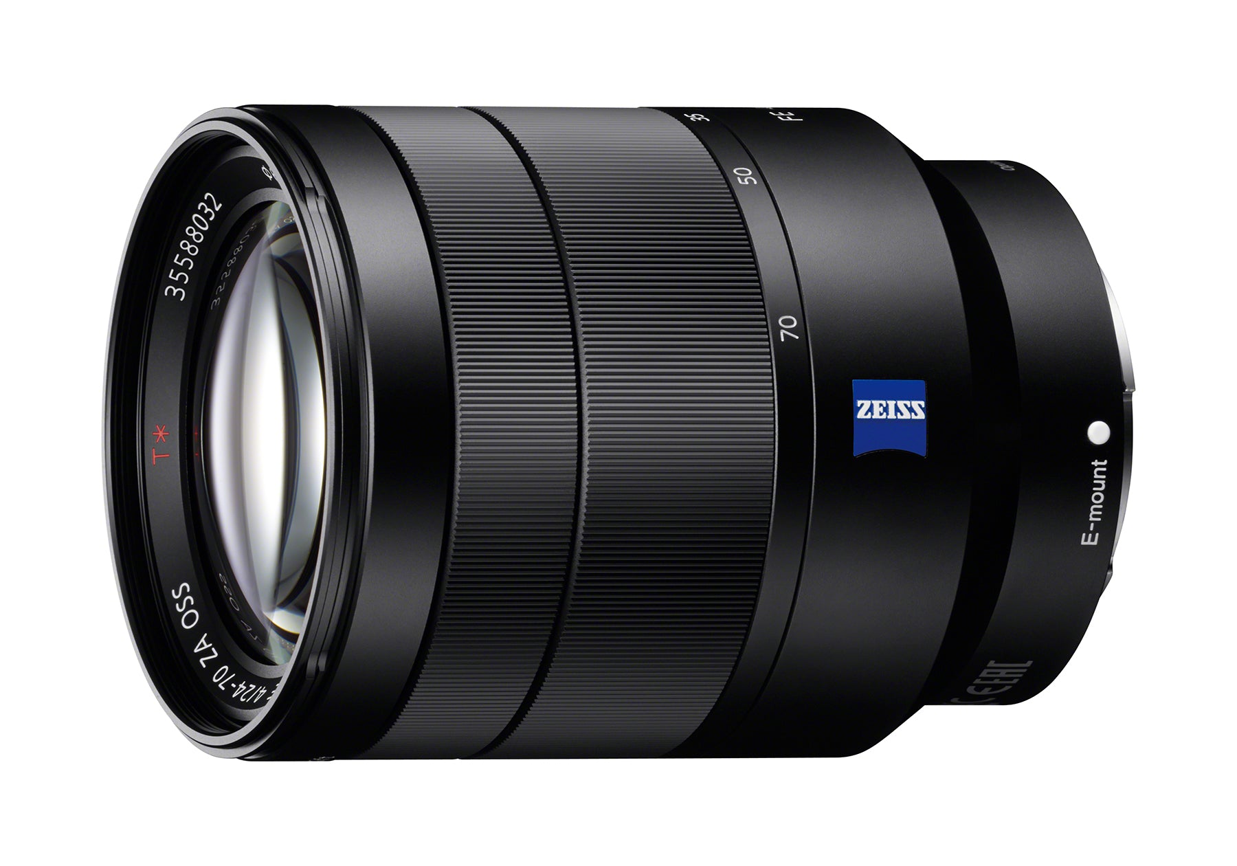 Sony SEL2470Z Vario-Tessar T* FE 24-70mm f/4 ZA OSS Lens, Ø67