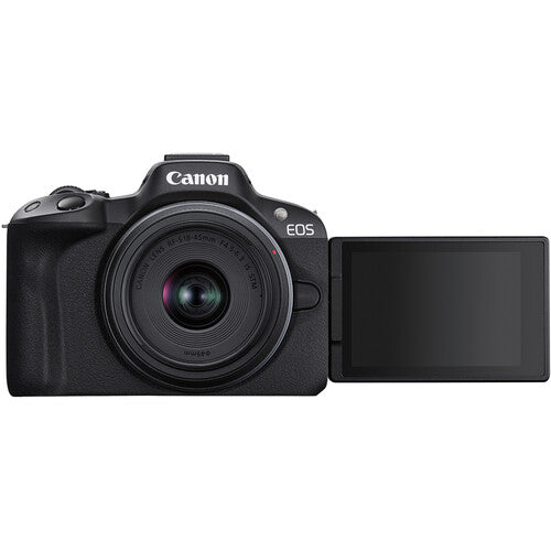 Canon EOS R50 Mirrorless Camera, RF-S 18-45mm f/4.5-6.3 IS STM + RF-S 55-210mm f/5-7.1 IS STM