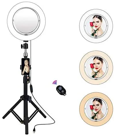 Vidpro RLM Round Mirror W/Tripod Mount F/Ring Lights - AVC photo video store