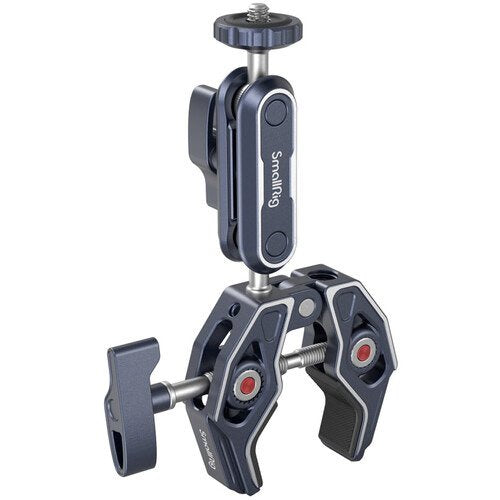 Grampo em formato de caranguejo SmallRig 3757B com cabeça esférica e braço mágico