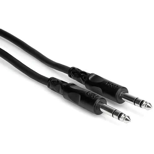 Hosa CSS105 Stereo 1/4'' Male Phone To 1/4'' Male Phone TRS Cable, 5' - AVC photo video store