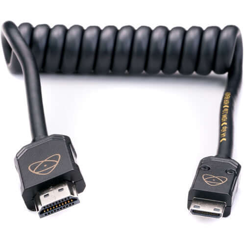 Atomos ATOM4K60C3 Atomflex Coiled Mini-HDMI To HDMI Cable (12 To 24'').