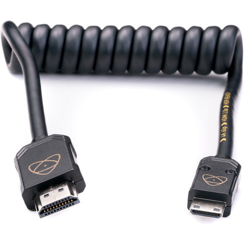 Atomos ATOM4K60C3 Atomflex Coiled Mini-HDMI To HDMI Cable (12 To 24'')