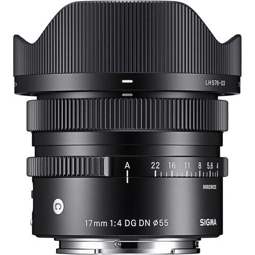 Sigma 17mm f/4 DG DN Contemporary F/Sony E, Ø55