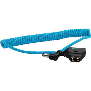 Kondor Blue D-Tap to DC Right Angle Coiled Cable (5.5 x 2.5mm) F/Canon C70