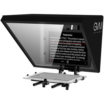 GVM TQL Teleprompter for Tablets and Smartphones with Bluetooth Remote and App