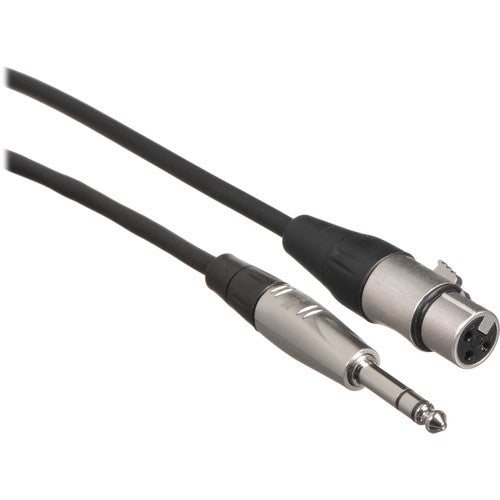 Hosa HXS005 Balanced 3-Pin XLR Female To ¼" TRS Male Audio Cable, 5'