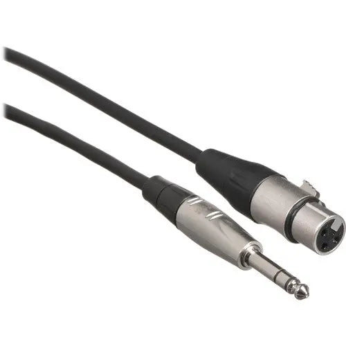 Hosa HXS005 Balanced 3-Pin XLR Female To ¼" TRS Male Audio Cable, 5' - AVC photo video store