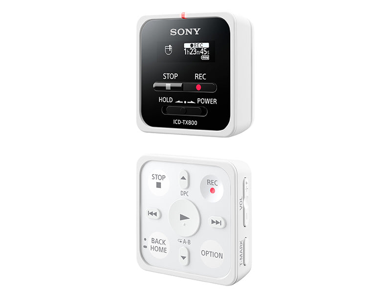 Sony ICDTX800/W Digital Voice Recorder & Remote (EOL).