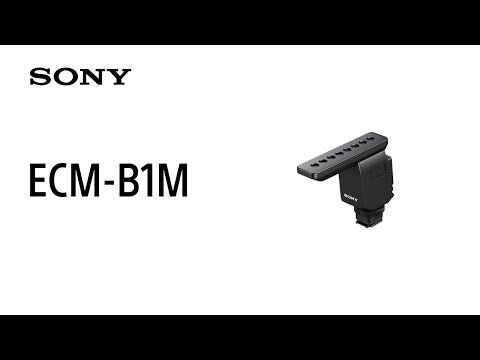 Sony ECMB1M Camera-Mount Digital Shotgun Microphone F/Sony Cameras