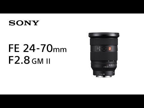  Sony FE 24-70mm F2.8 GM II Lens Black : Electronics