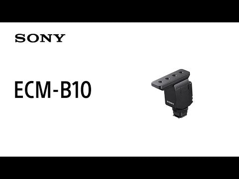 Sony ECMB10 Digital Shotgun Microphone F/Sony Cameras