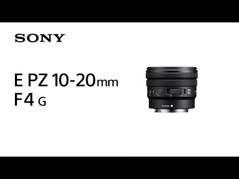 Sony SELP1020G E 10-20mm f/4 PZ G Lens, Ø62