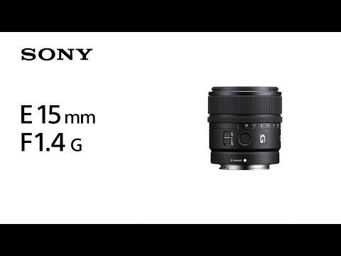 Sony SEL15F14G E 15mm f/1.4 G Lens, Ø55