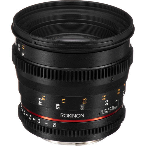 Rokinon DS50M-C 50mm T1.5 Cine Lens (EF Mount).
