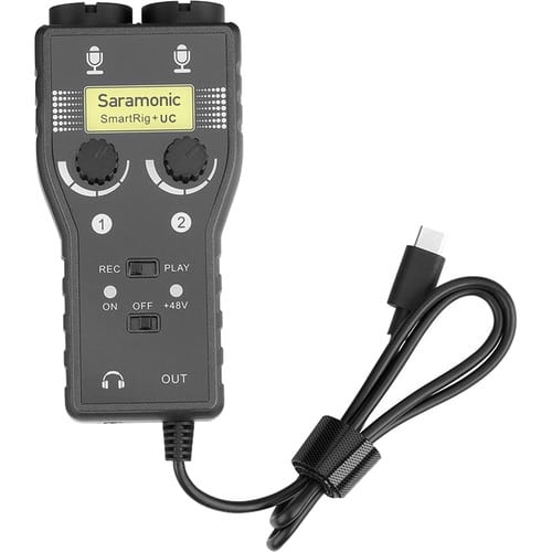 Saramonic Smartrig+Uc Two-Channel Audio Interface F/Usb Type-C Devices.