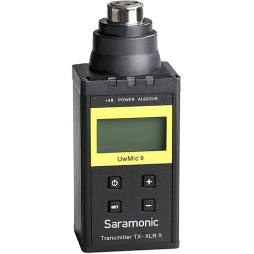 Saramonic TXXLR9 Plug-On XLR Transmitter F/UWMIC9 UHF Wireless Mic System.