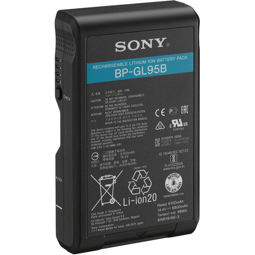 Sony BPGL95B 14.4 Lithium-Ion V-Mount Battery (98Wh).